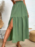 Frill Slit Skirt - Odaingerous